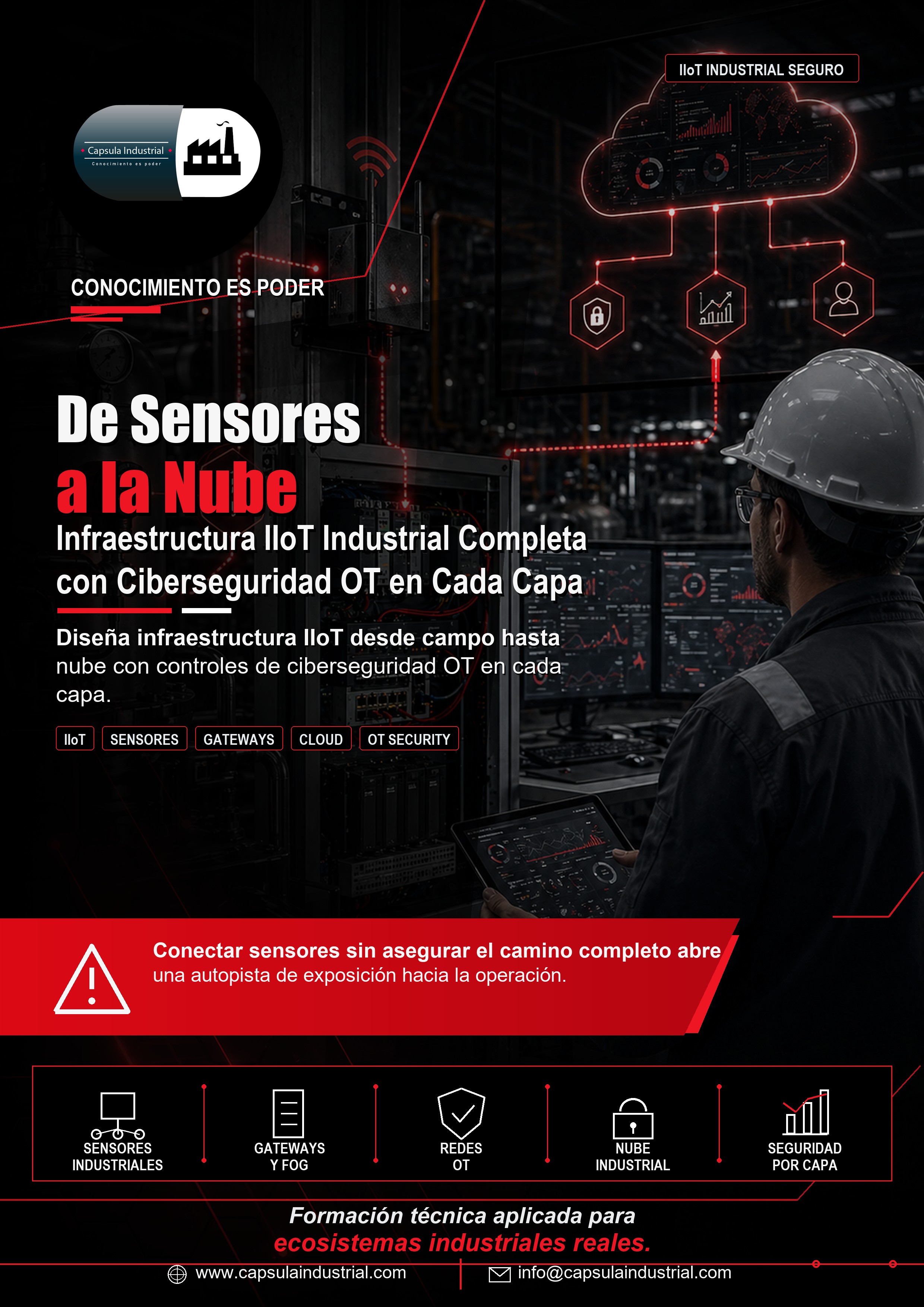 De Sensores a la Nube_ Infraestructura IIoT Industrial Completa con Ciberseguridad OT en Cada Capa