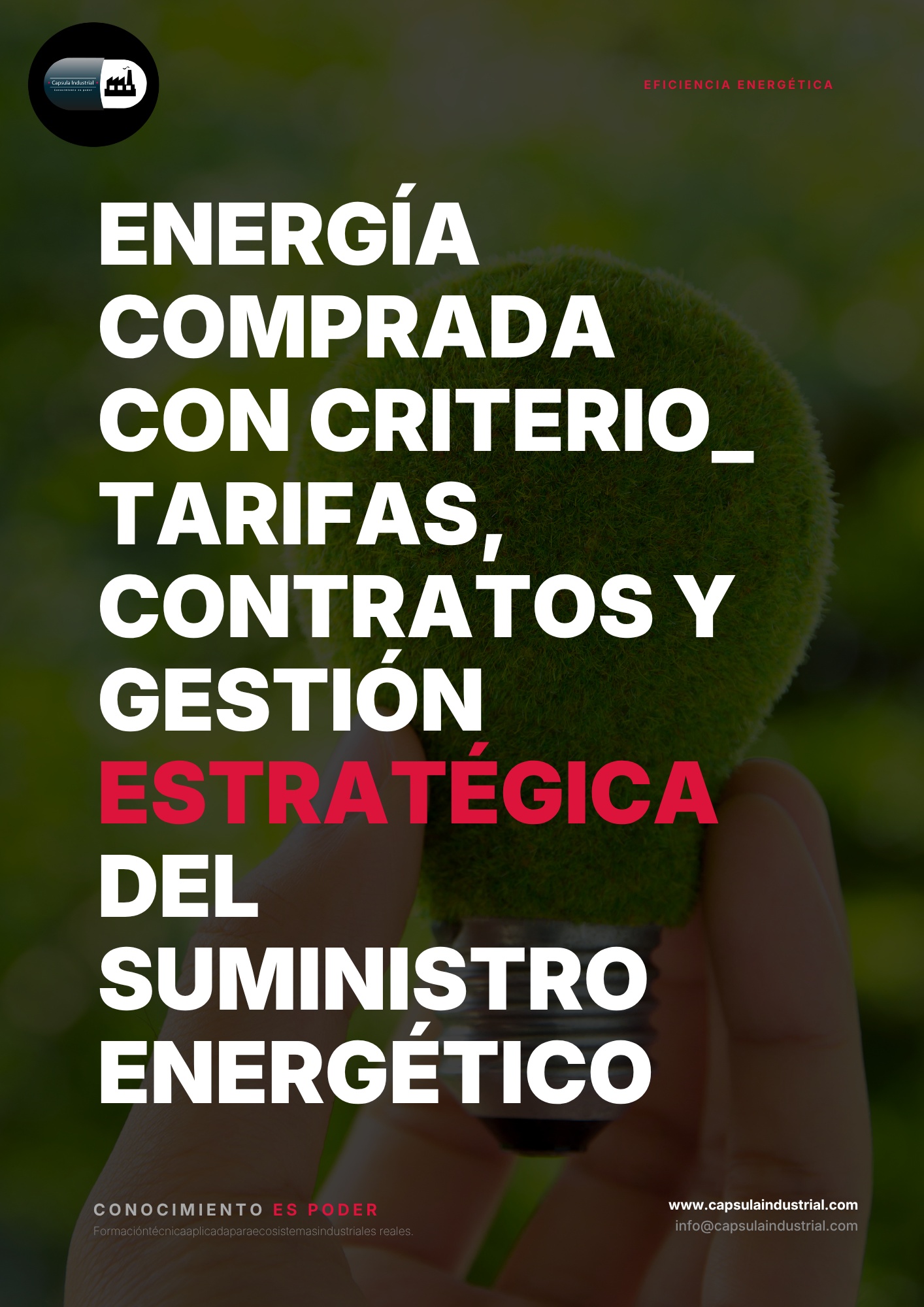 Energía Comprada con Criterio_ Tarifas, Contratos y Gestión Estratégica del Suministro Energético