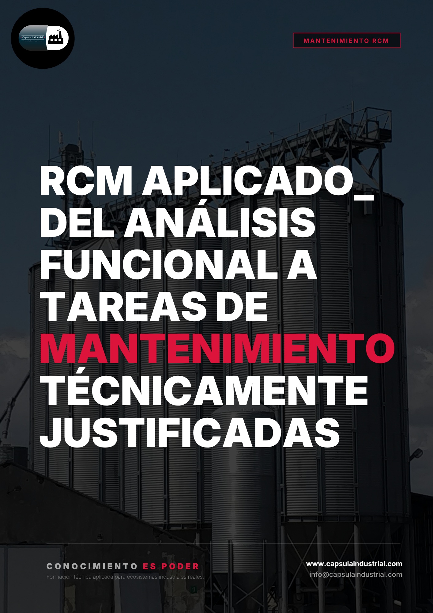 RCM Aplicado_ Del Análisis Funcional a Tareas de Mantenimiento Técnicamente Justificadas