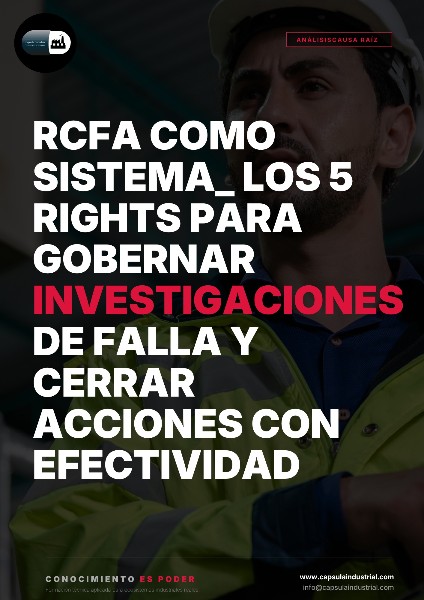 RCFA como Sistema_ Los 5 Rights para Gobernar Investigaciones de Falla y Cerrar Acciones con Efectividad