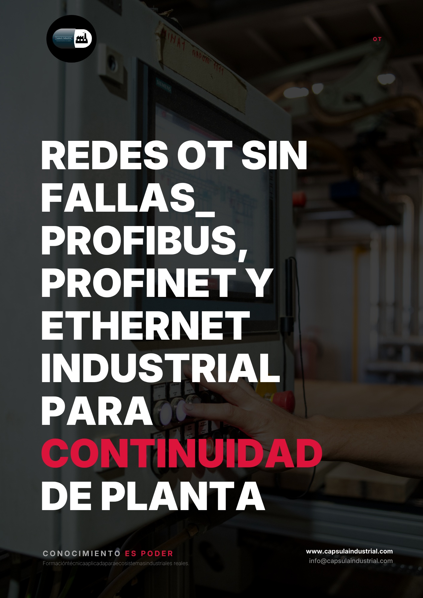 Redes OT sin Fallas_ PROFIBUS, PROFINET y Ethernet Industrial para Continuidad de Planta
