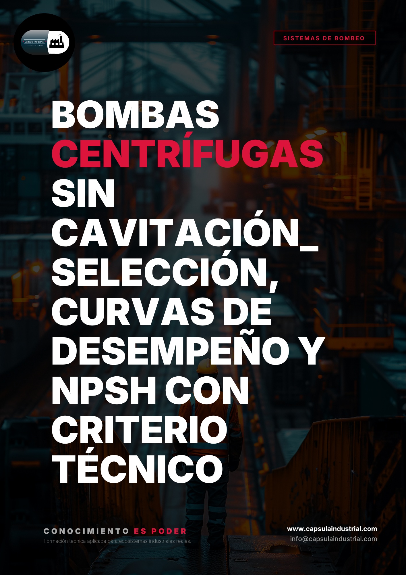 Bombas Centrífugas sin Cavitación_ Selección, Curvas de Desempeño y NPSH con Criterio Técnico