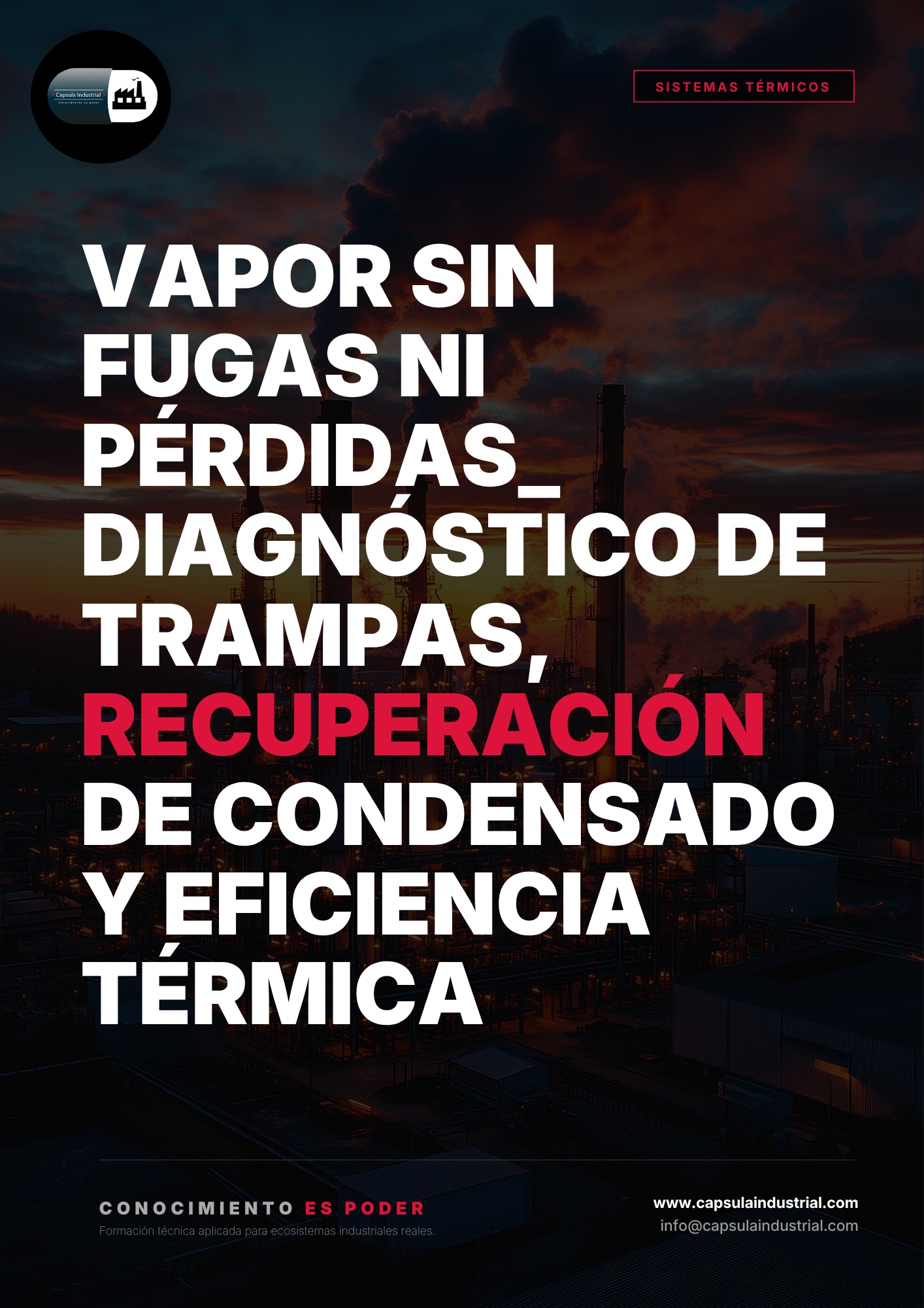 Vapor sin Fugas ni Pérdidas_ Diagnóstico de Trampas, Recuperación de Condensado y Eficiencia Térmica