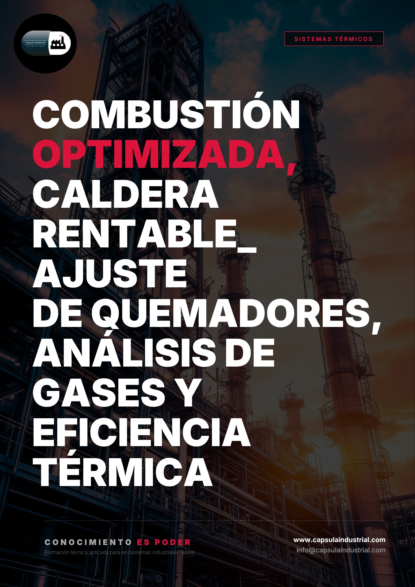 Combustión Optimizada, Caldera Rentable_ Ajuste de Quemadores, Análisis de Gases y Eficiencia Térmica